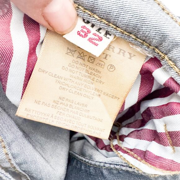 Burberry Brit Straight Leg Dark Wash Denim Jeans Size 32 - Picture 6 of 8